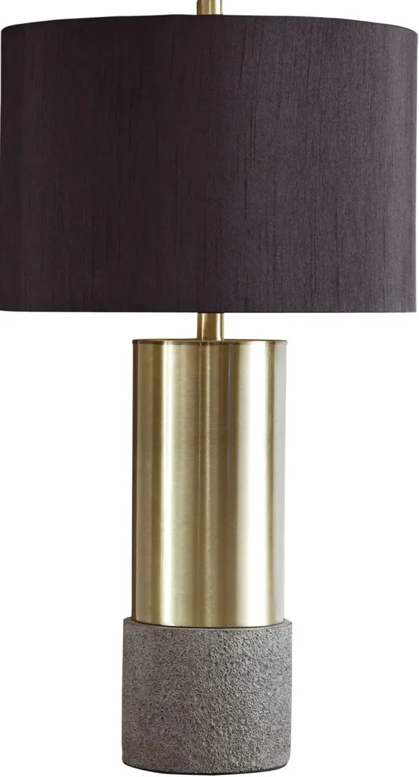 Signature Design by Ashley® Jacek Brass/Gray Table Lamp