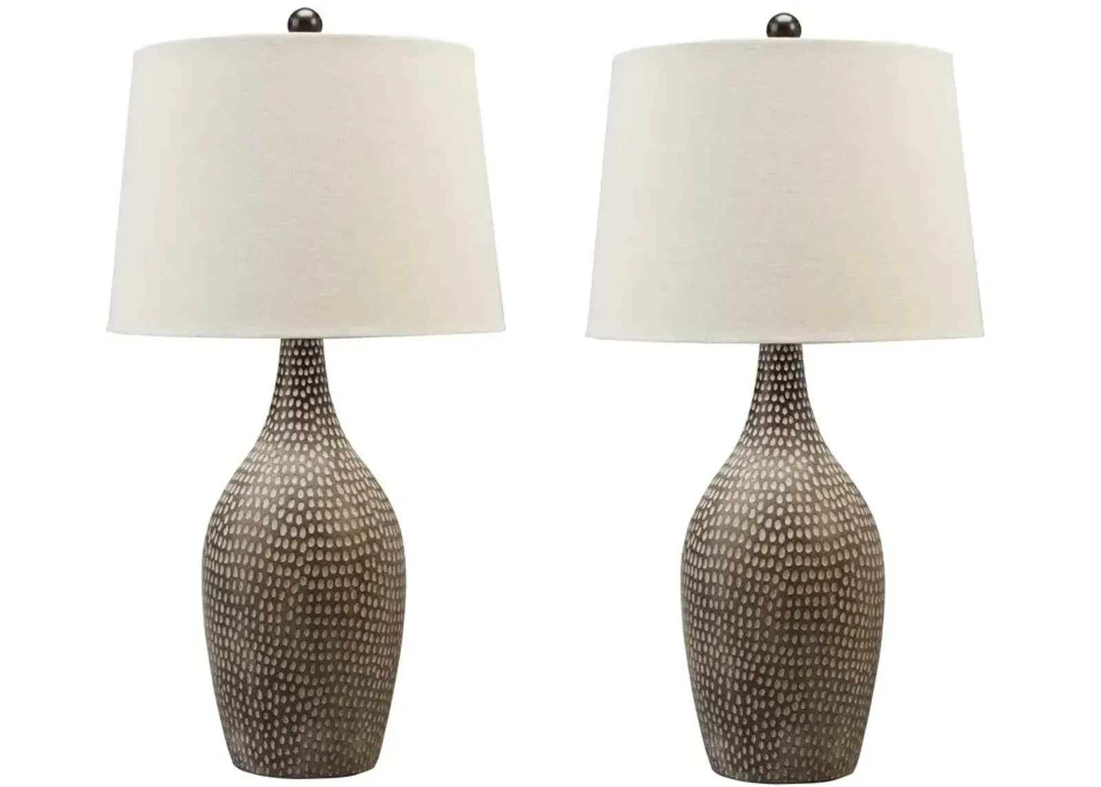 Signature Design by Ashley® Laelman 2-Piece Brown/Gray Table Lamps