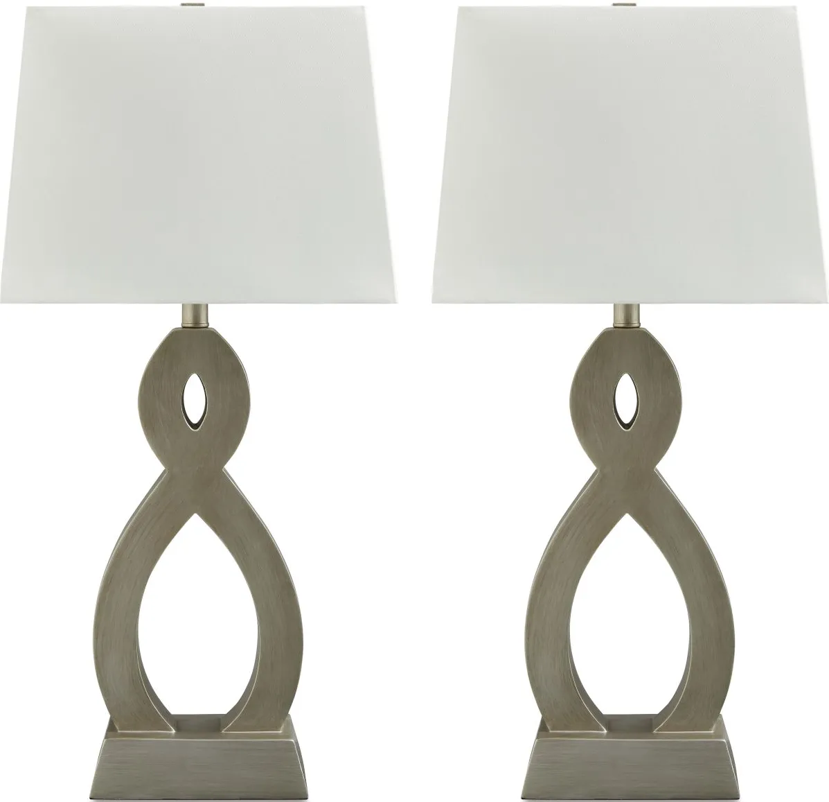 Signature Design by Ashley® Donancy 2-Piece Champagne Table Lamp Set