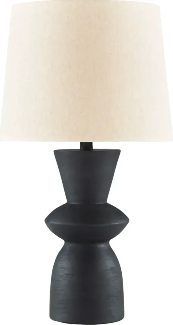 Signature Design by Ashley® Scarbot Distressed Black Table Lamp