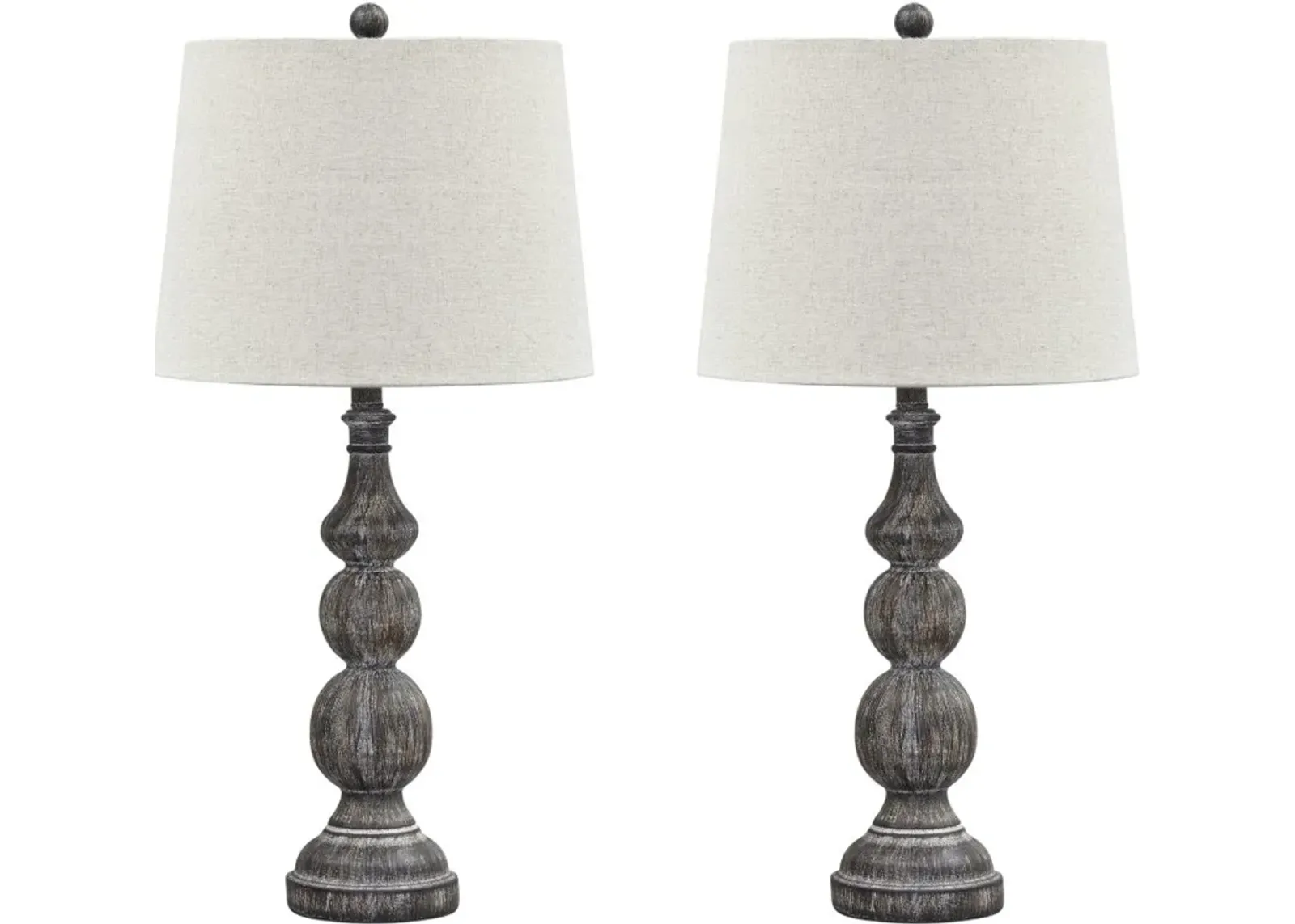 Signature Design by Ashley® Mair 2-Piece Antique Black Table Lamps