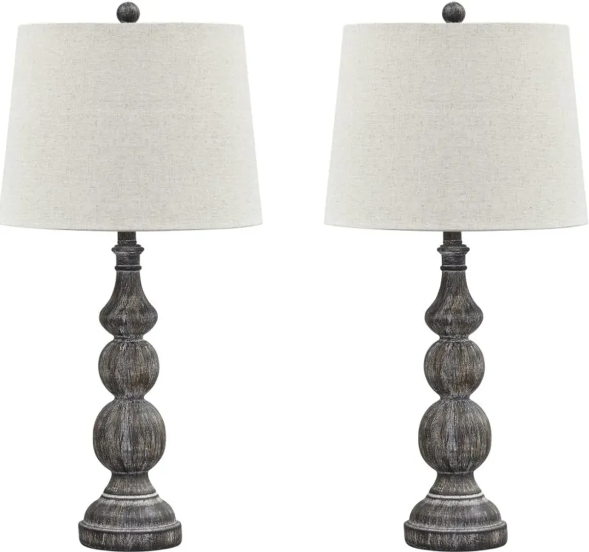 Signature Design by Ashley® Mair 2-Piece Antique Black Table Lamps