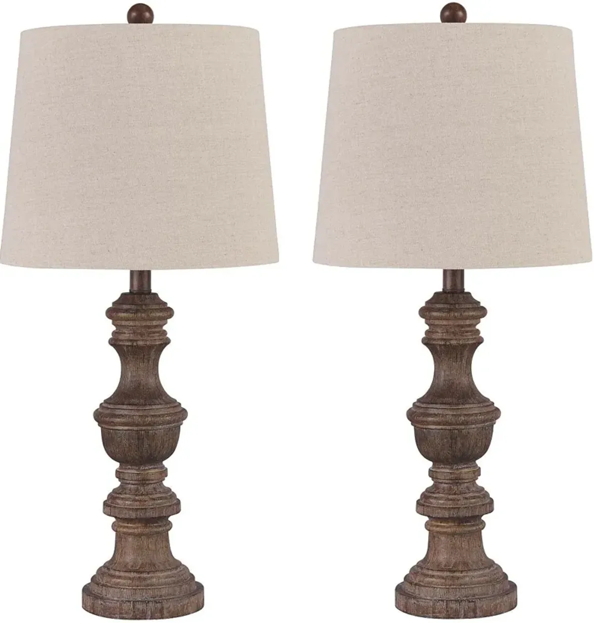 Signature Design by Ashley® Magaly Set of 2 Brown Poly Table Lamps