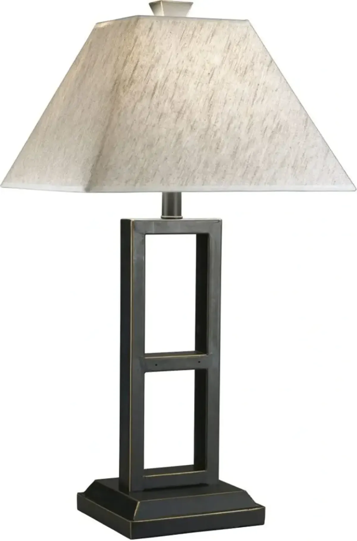 Signature Design by Ashley® Deidra 2-Piece Black Metal Table Lamp Set