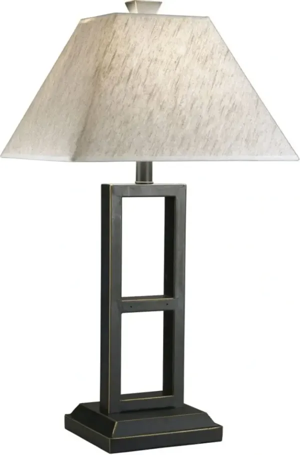 Signature Design by Ashley® Deidra 2-Piece Black Metal Table Lamp Set