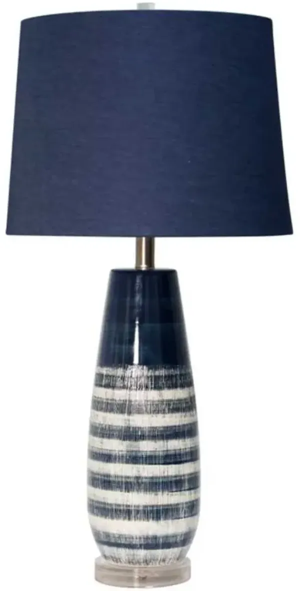 Stylecraft Berni Blue Table Lamp
