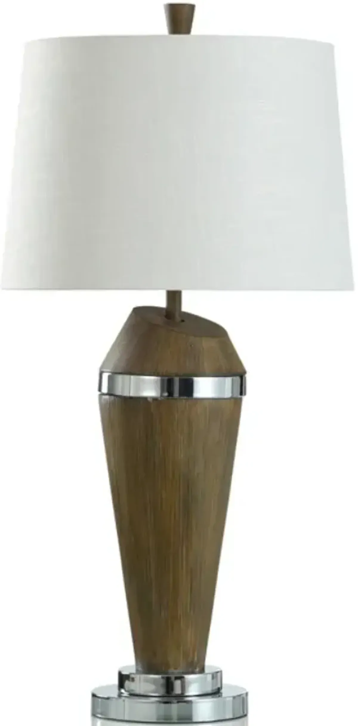 Stylecraft Brown/Danrun Silver/White Table Lamp