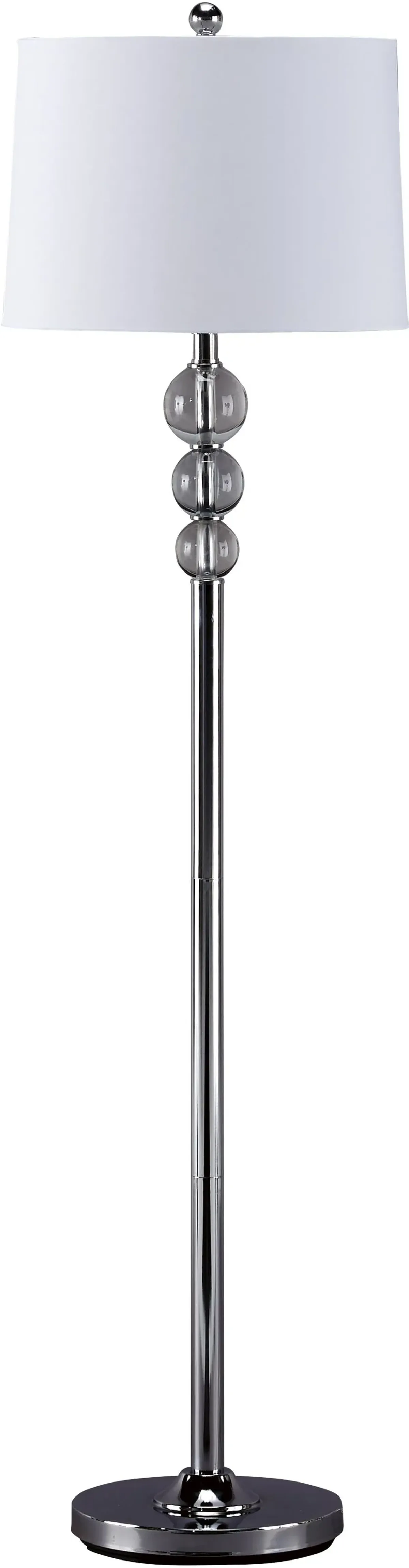 Signature Design by Ashley® Joaquin Clear/Chrome Floor Lamp