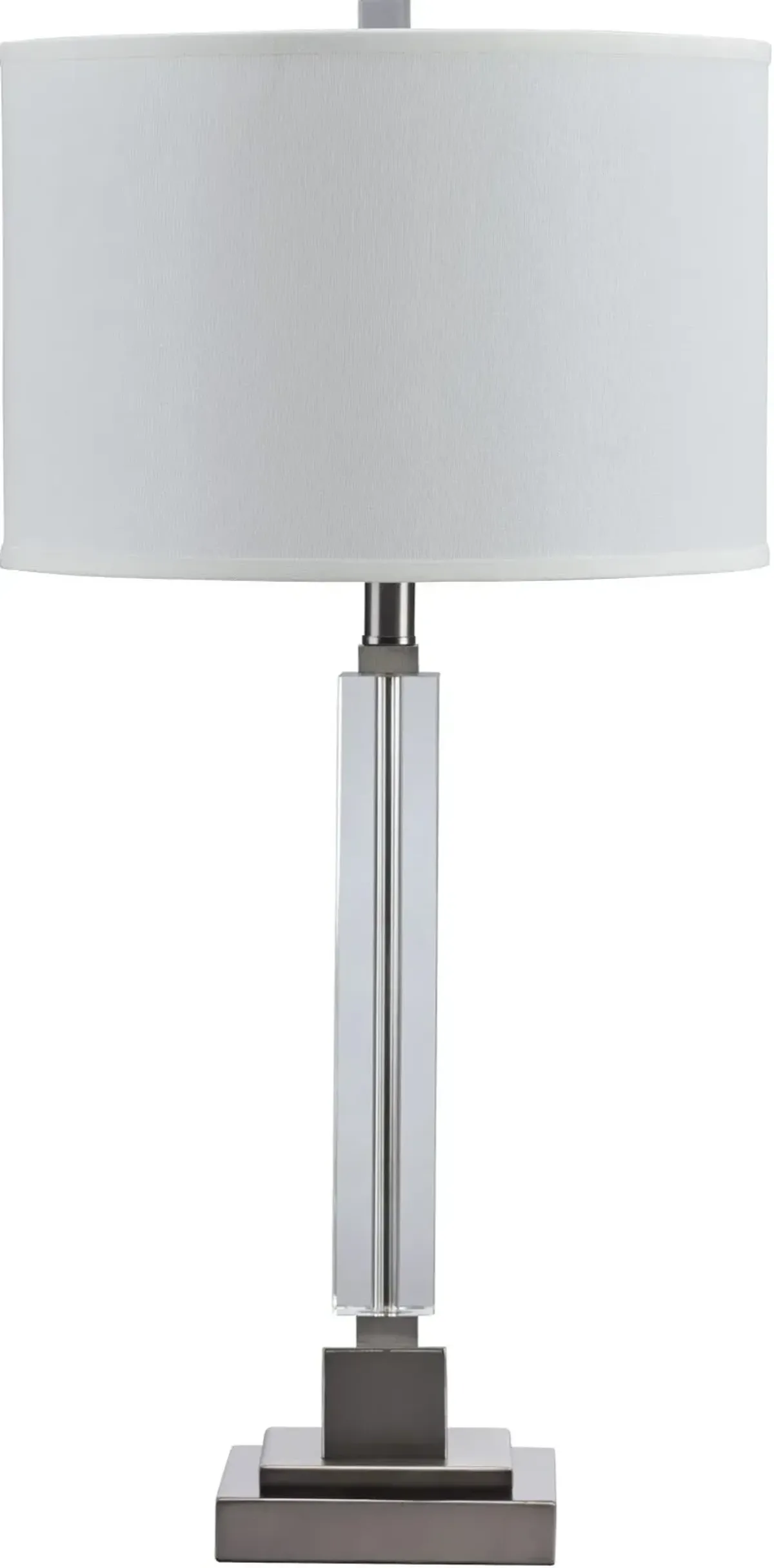 Signature Design by Ashley® Deccalen Clear/Silver Table Lamp