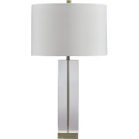 Signature Design by Ashley® Teelsen Gold/White Crystal Table Lamp