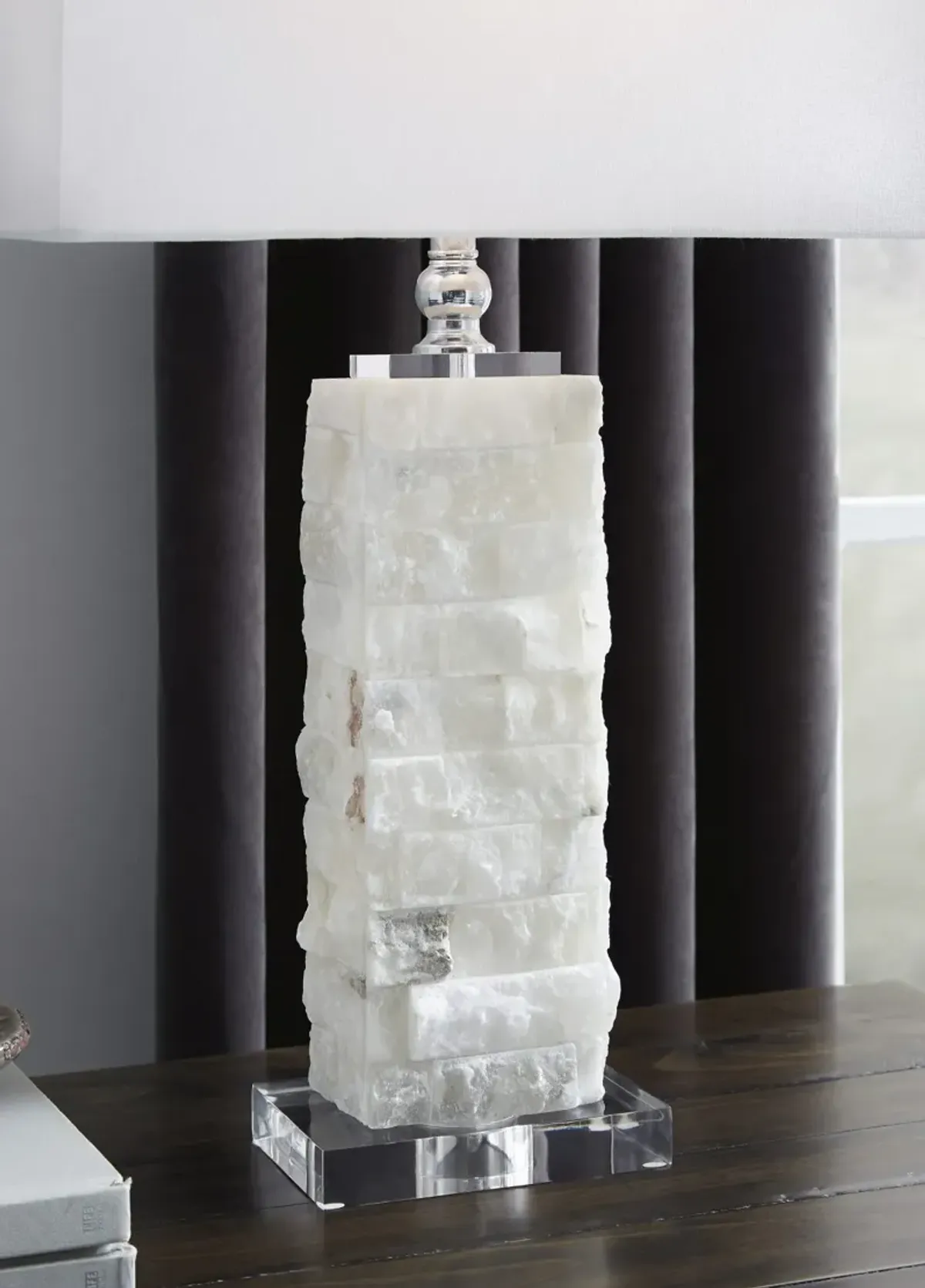 Signature Design by Ashley® Malise White Alabaster Table Lamp