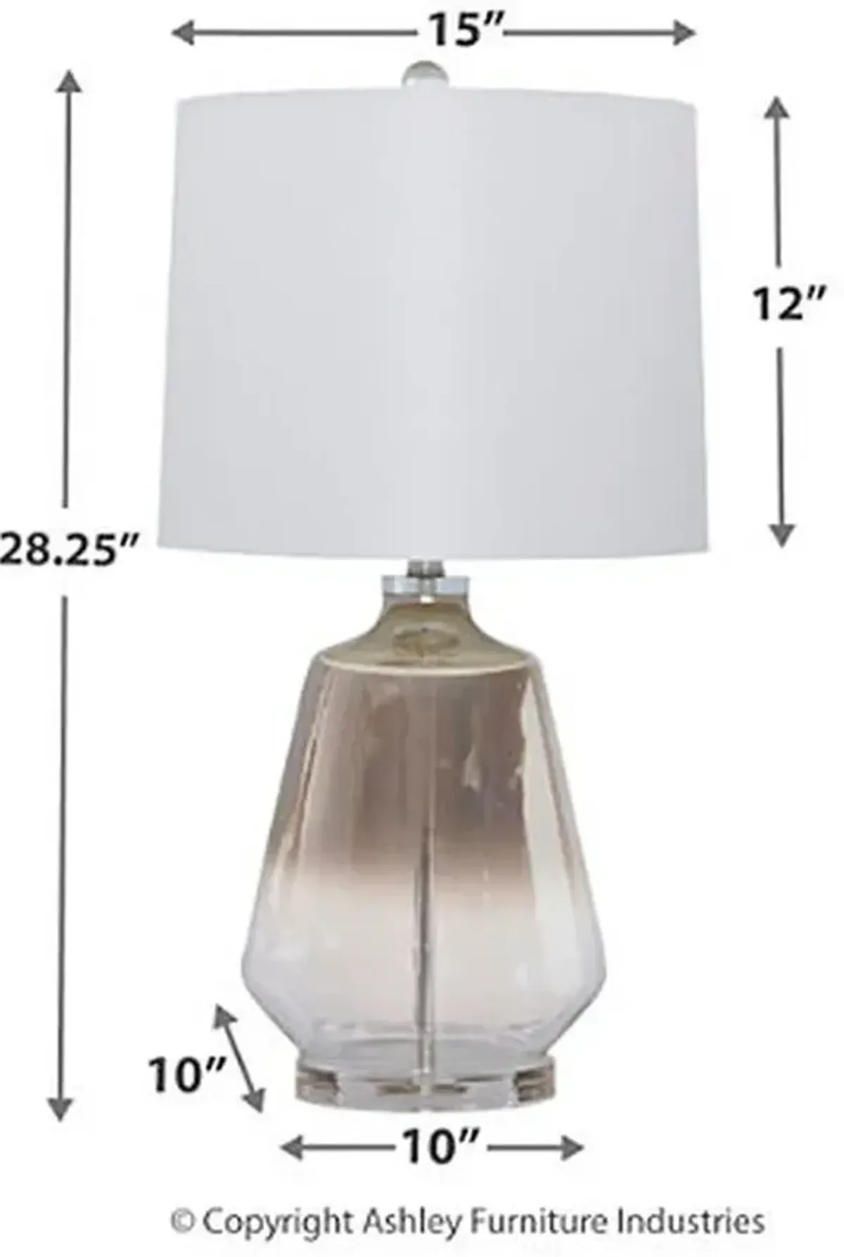 Signature Design by Ashley® Jaslyn Silver Table Lamp