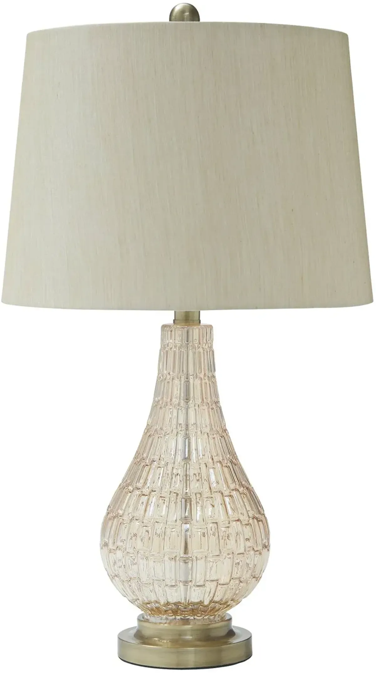 Signature Design by Ashley® Latoya Champagne Glass Table Lamp