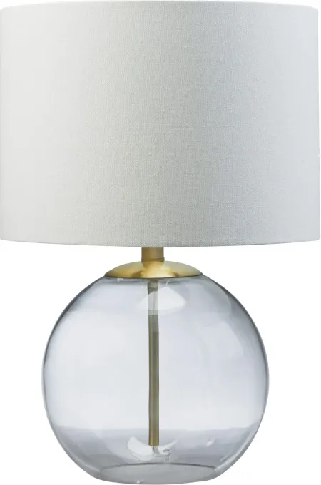 Signature Design by Ashley® Samder Brass/Clear Table Lamp