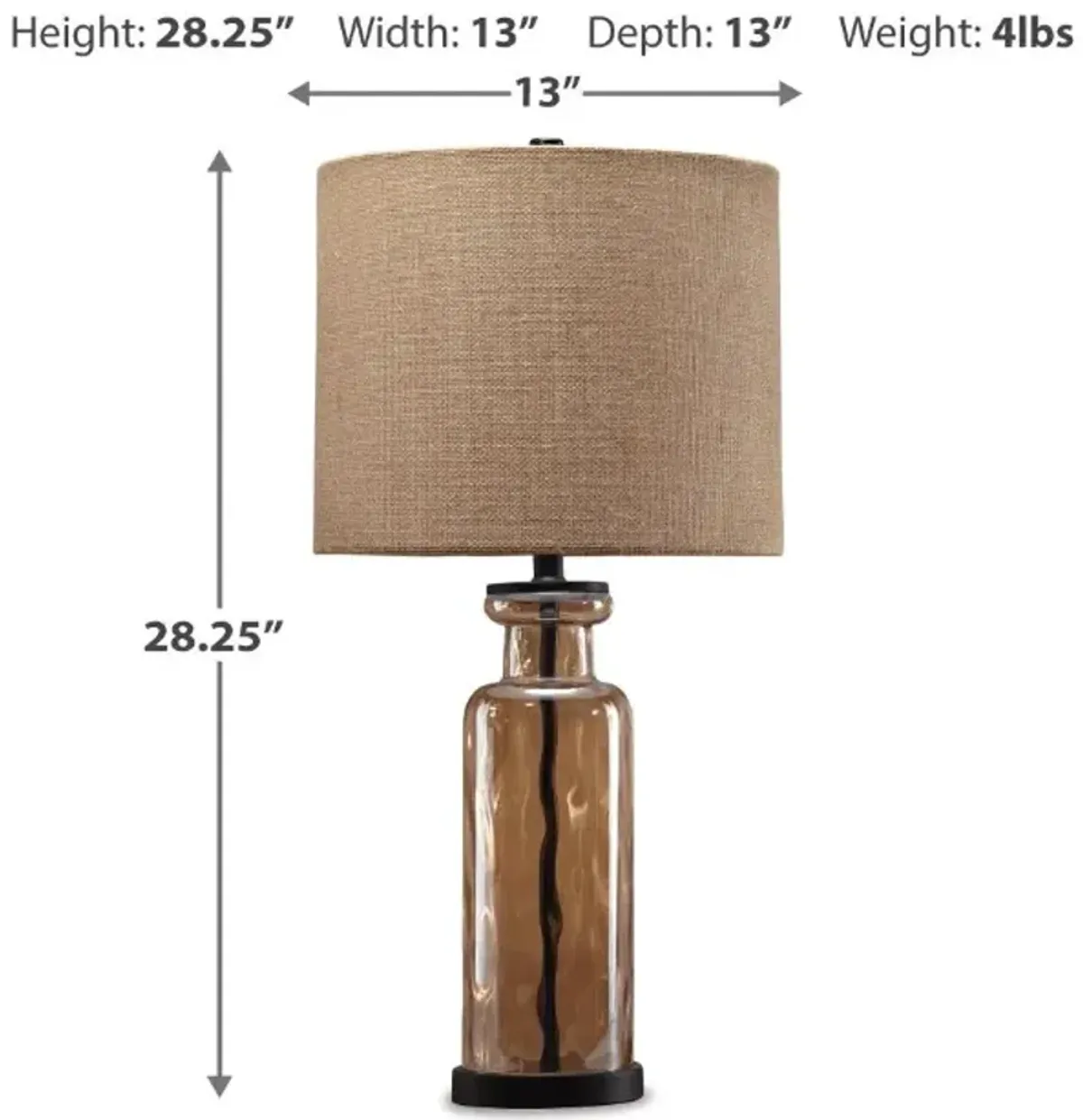 Signature Design by Ashley® Laurentia Champagne Table Lamp