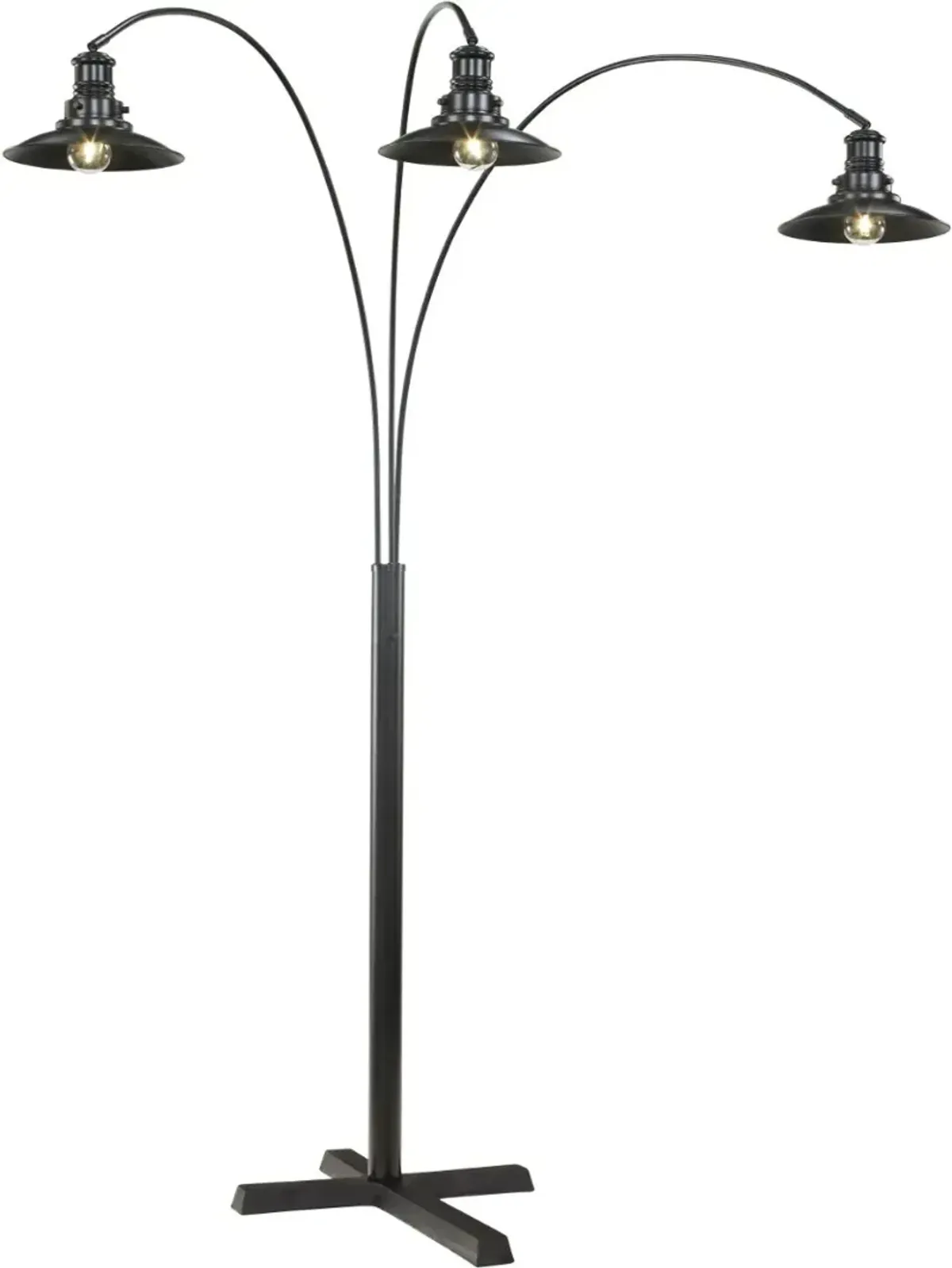 Signature Design by Ashley® Sheriel Black Metal Arc Floor Lamp