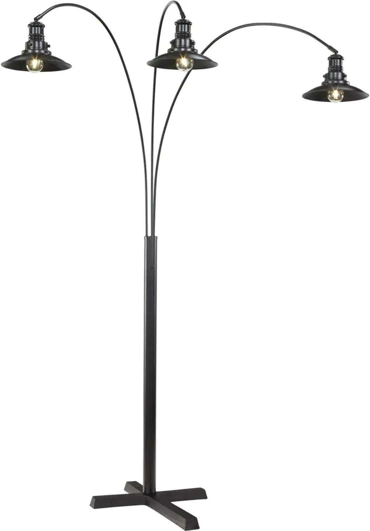 Signature Design by Ashley® Sheriel Black Metal Arc Floor Lamp