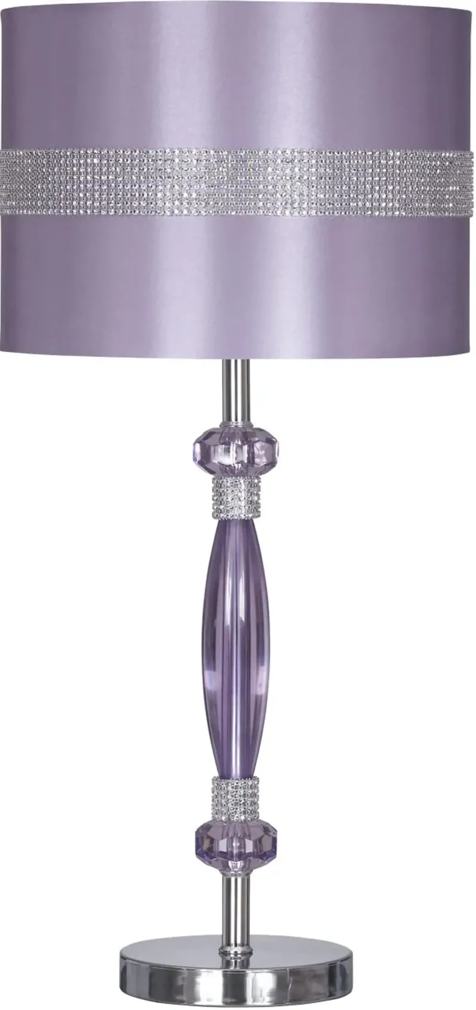 Signature Design by Ashley® Nyssa Purple Metal Table Lamp