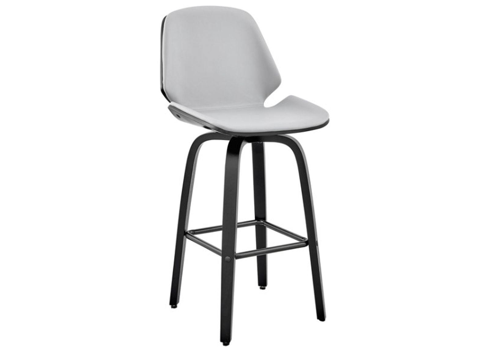 Armen Living Arabella Gray Bar Stool