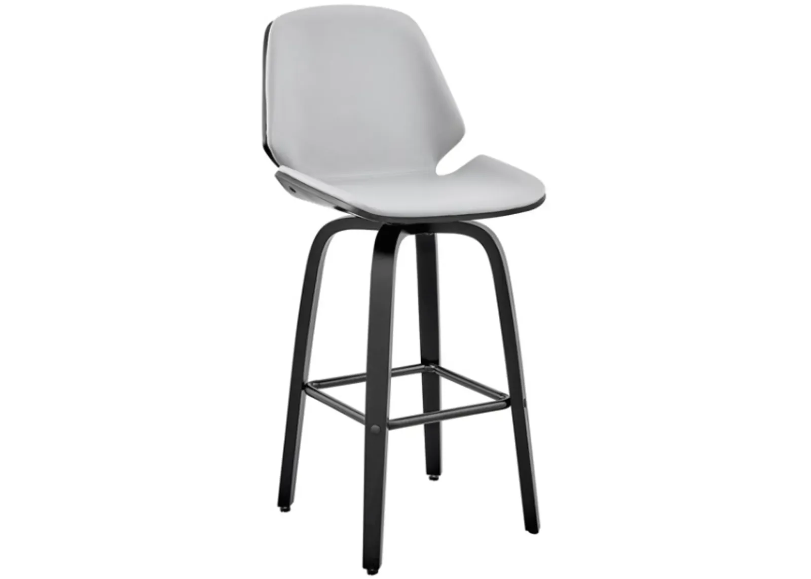 Armen Living Arabella Gray Bar Stool