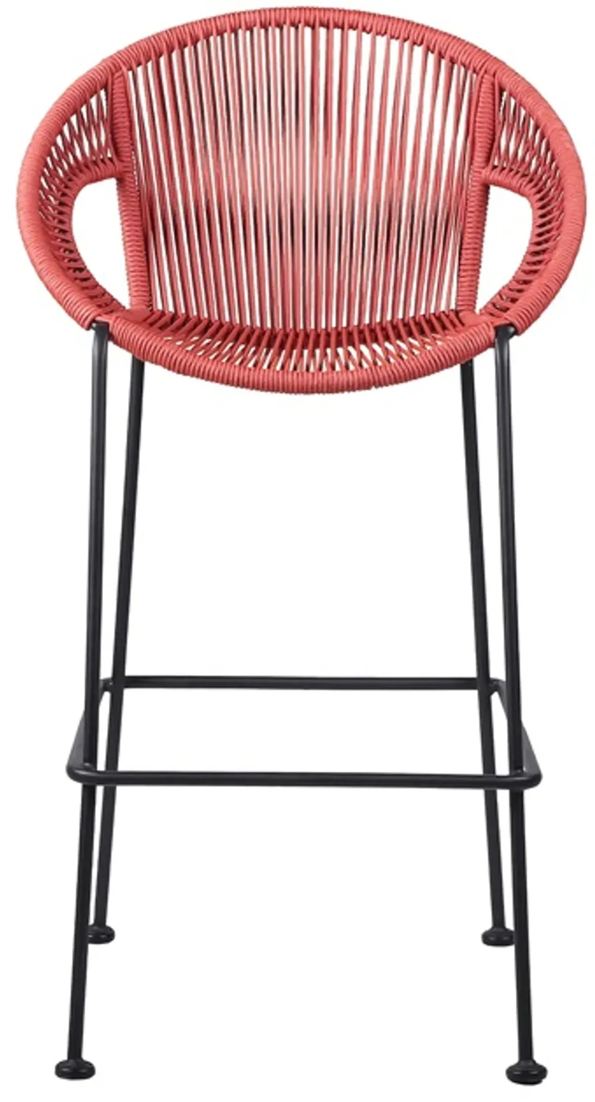 Armen Living Acapulco 30" Brick Red Bar Stool