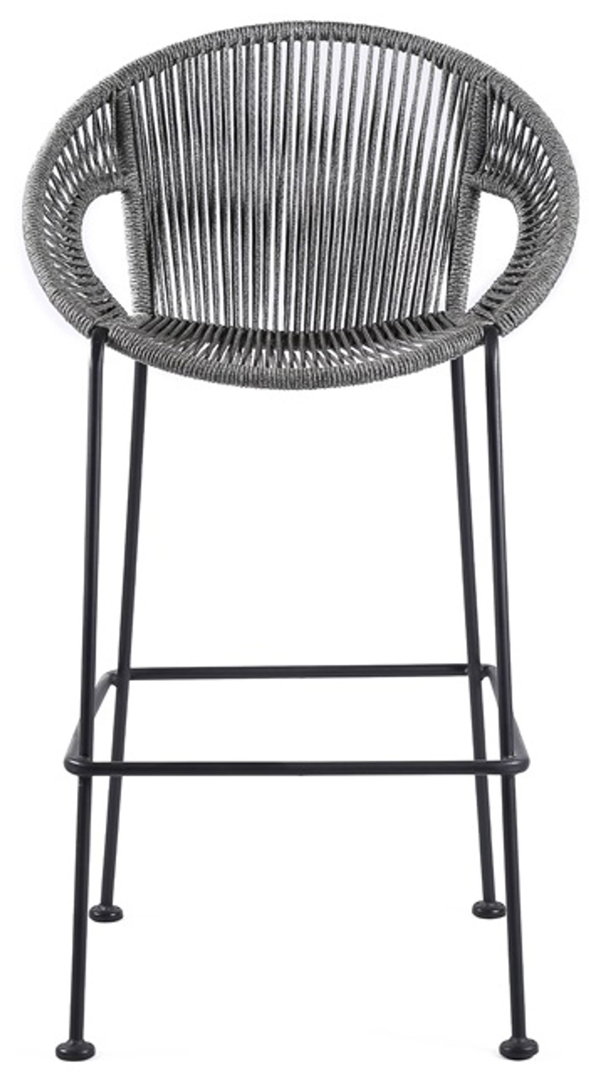 Armen Living Acapulco 26" Gray Bar Stool