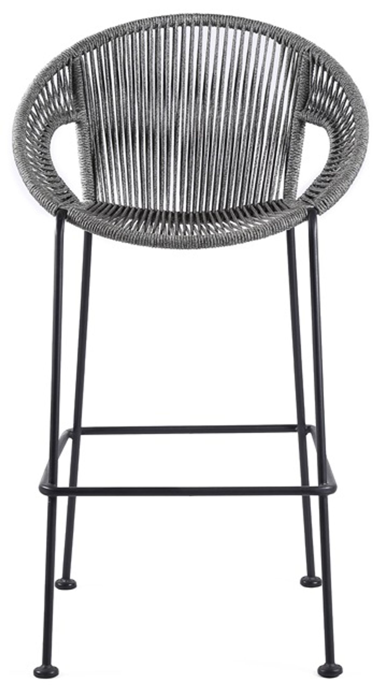 Armen Living Acapulco 30" Gray Bar Stool