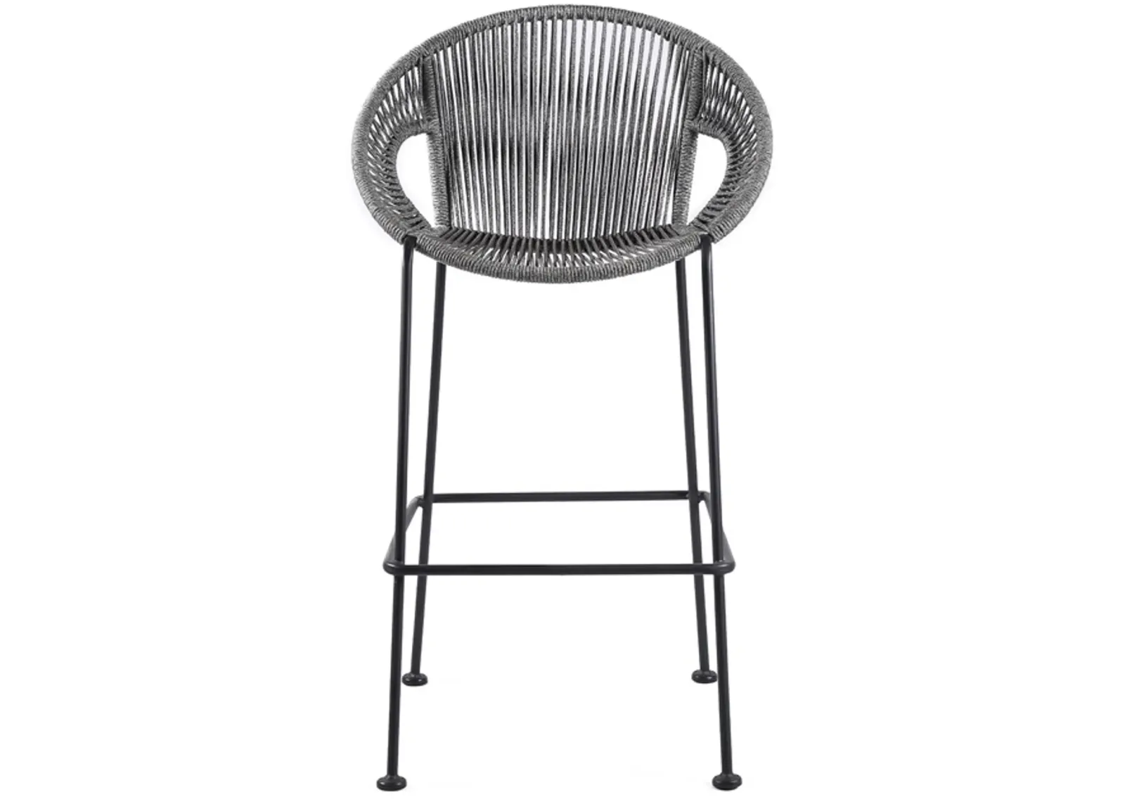 Armen Living Acapulco 30" Gray Bar Stool