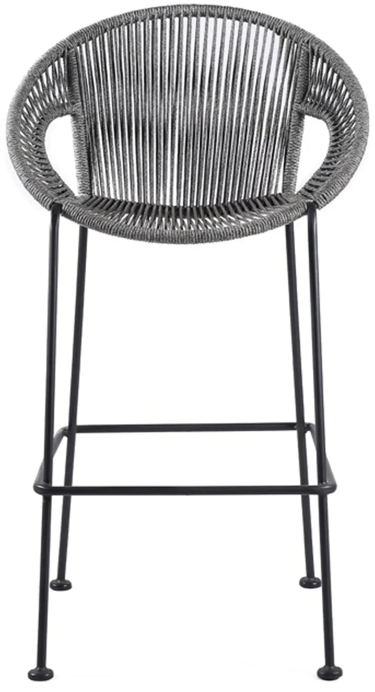 Armen Living Acapulco 30" Gray Bar Stool