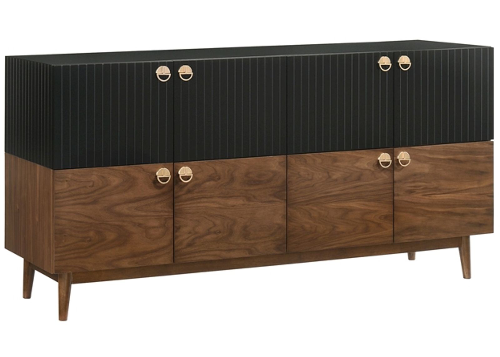 Armen Living Amigo Black/Walnut Buffet