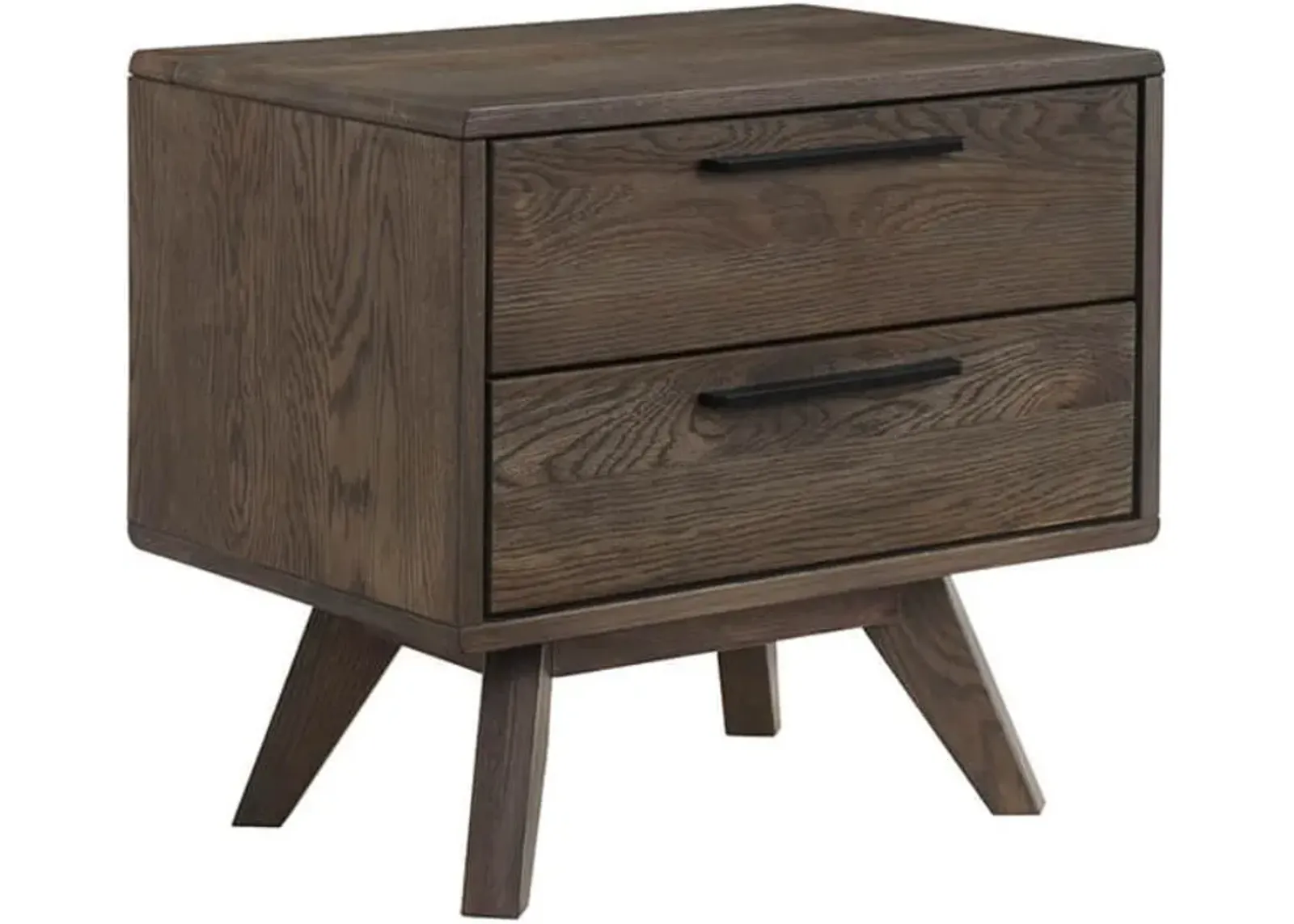 Armen Living Astoria Dark Brown Nightstand