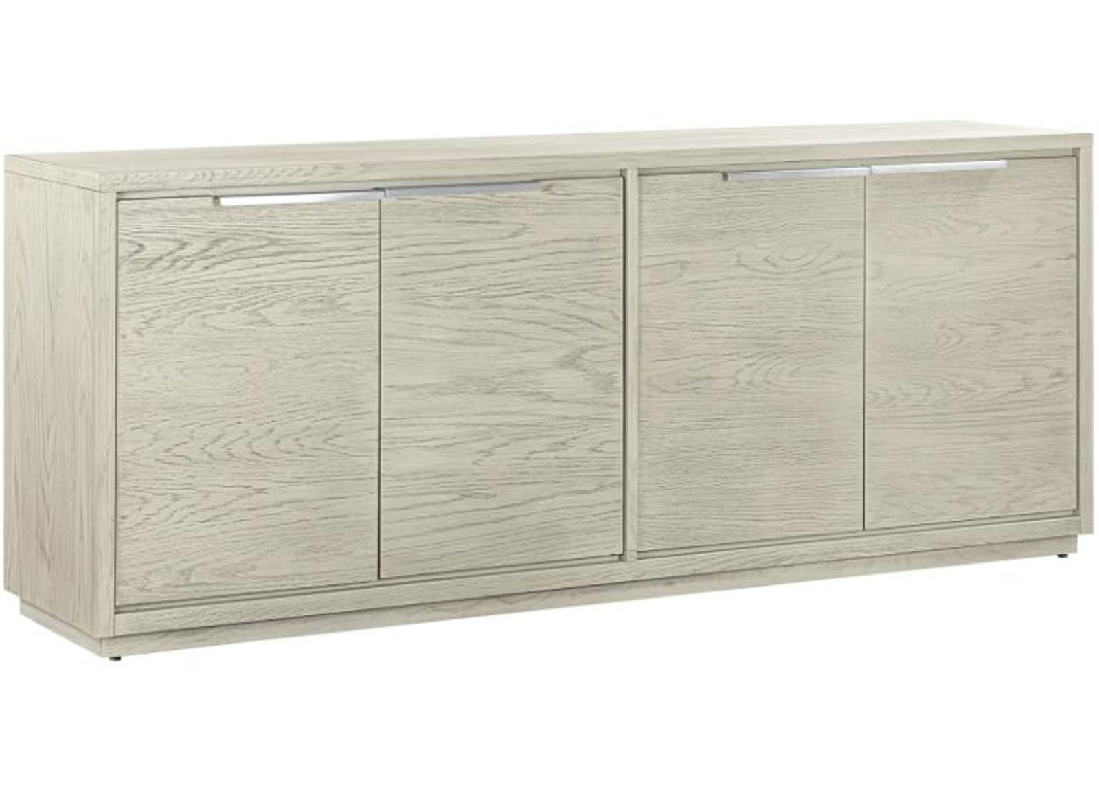 Armen Living Abbey Silver Grey Oak Sideboard Buffet