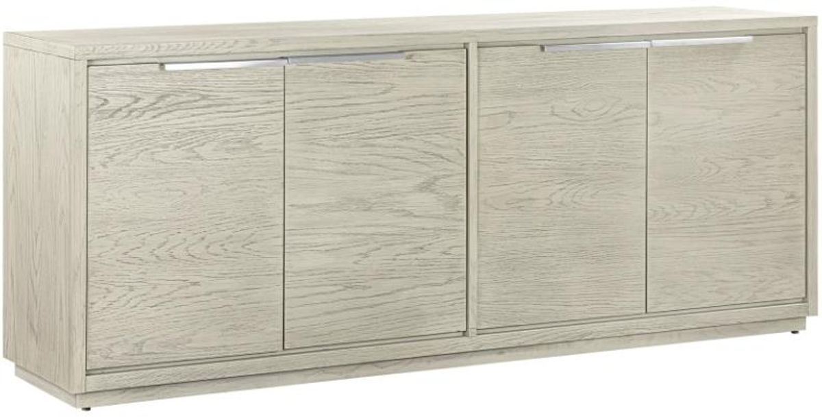 Armen Living Abbey Silver Grey Oak Sideboard Buffet