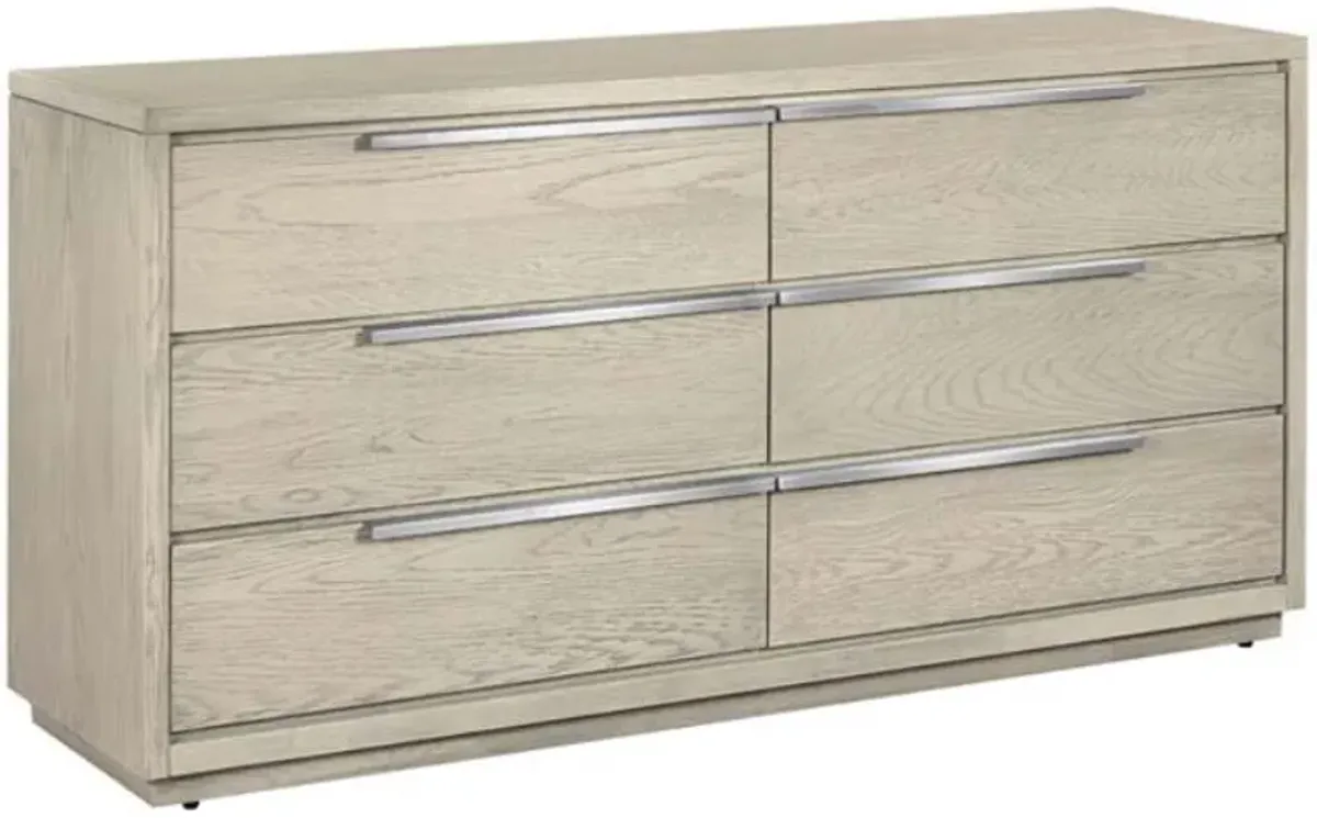 Armen Living Abbey Silver Grey Dresser 