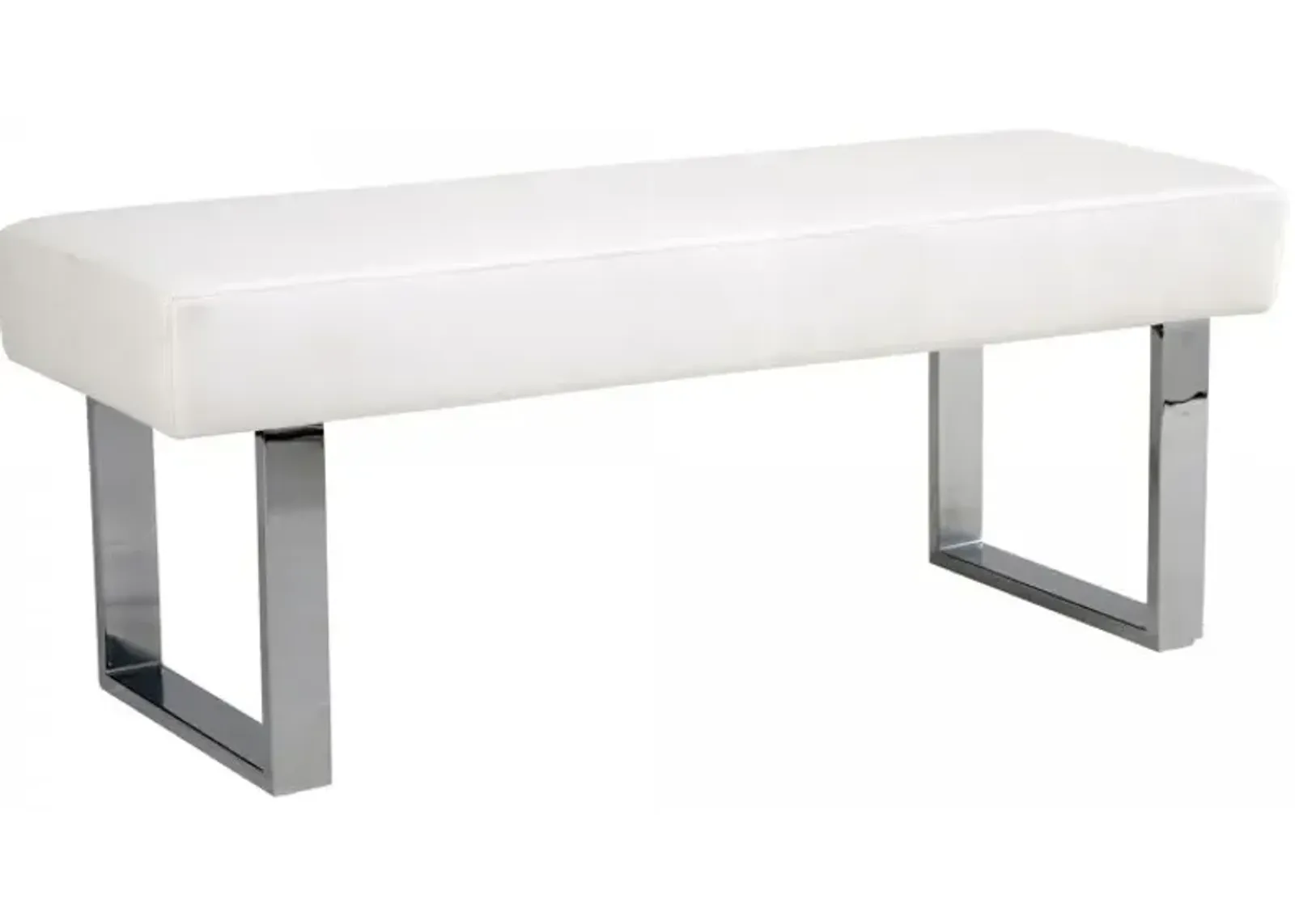 Armen Living Amanda White Bench