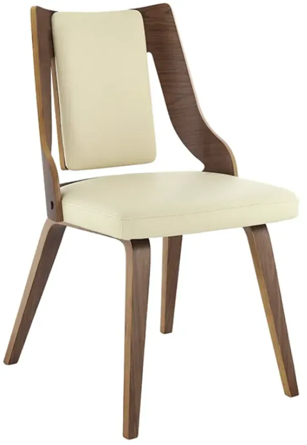 Armen Living Aniston 2-Piece Cream Dining Chairs