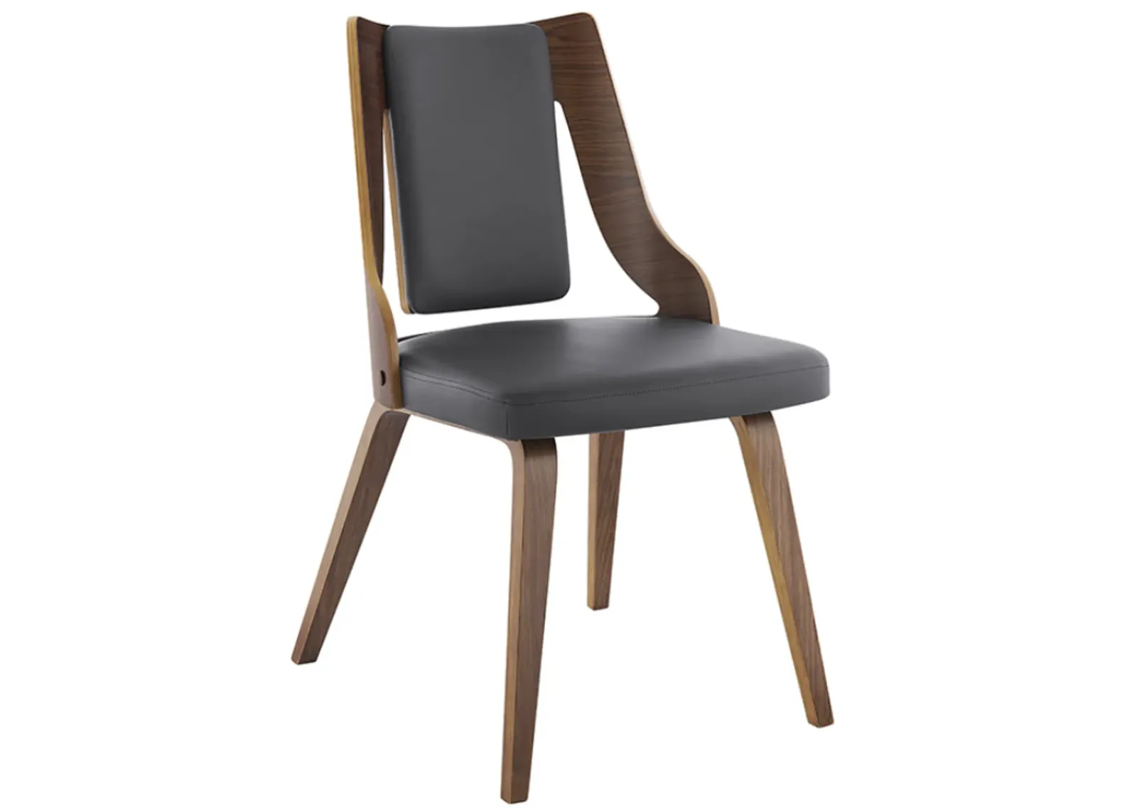 Armen Living Aniston 2-Piece Gray Dining Chairs