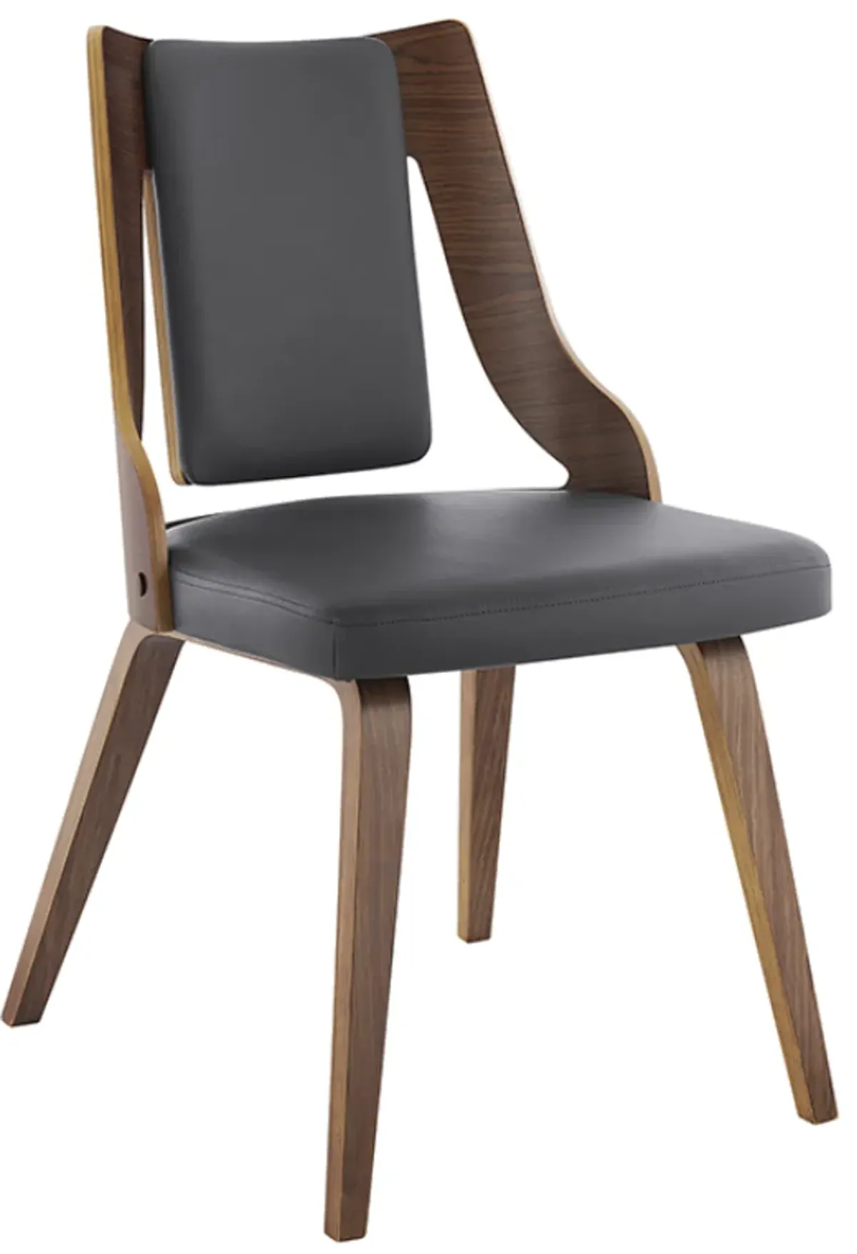 Armen Living Aniston 2-Piece Gray Dining Chairs