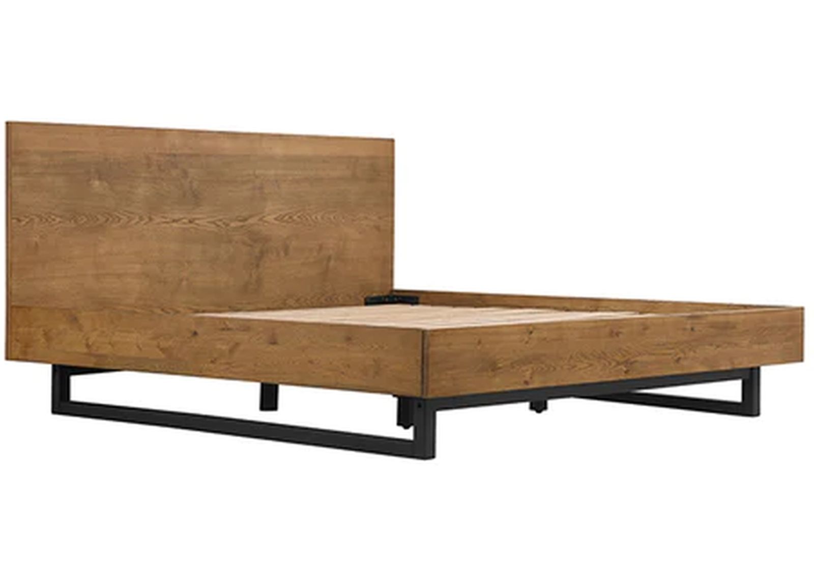 Armen Living Aldo Brown King Platform Bed 