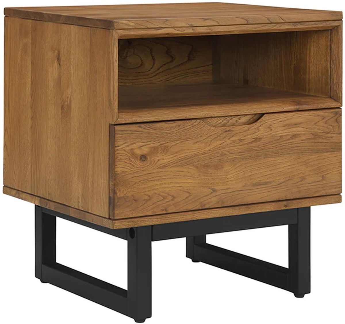 Armen Living Aldo Brown Nightstand