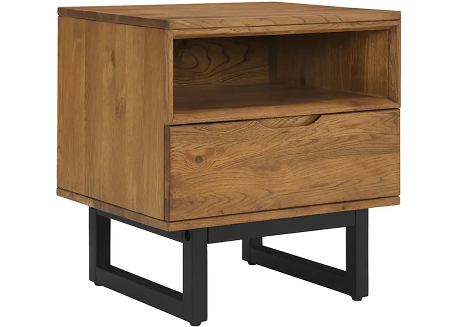 Armen Living Aldo Brown Nightstand