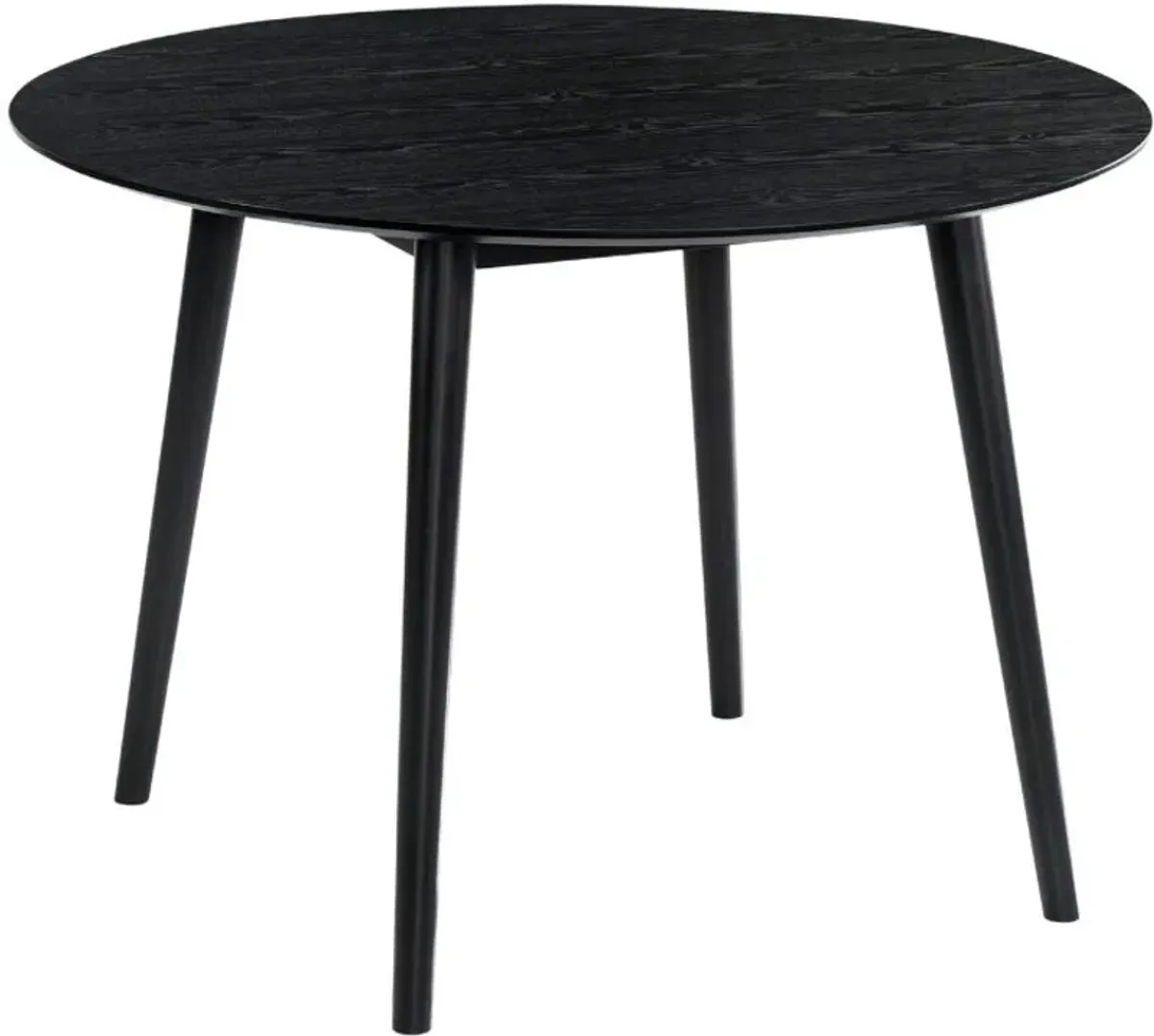 Armen Living Arcadia Black 42" Round Dining Table