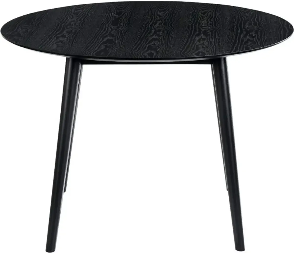 Armen Living Arcadia Black 48" Round Dining Table