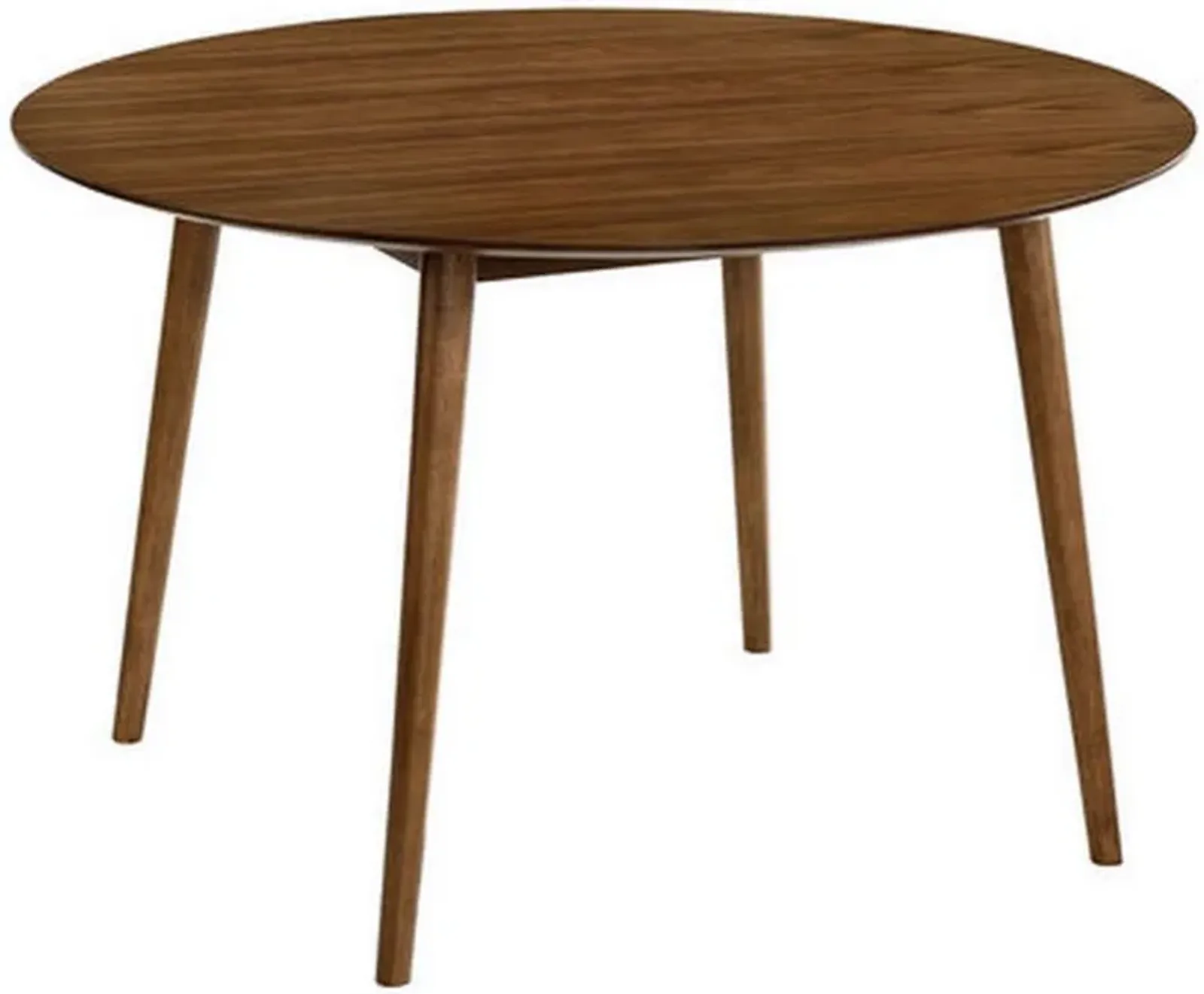 Armen Living Arcadia Walnut 42" Round Dining Table