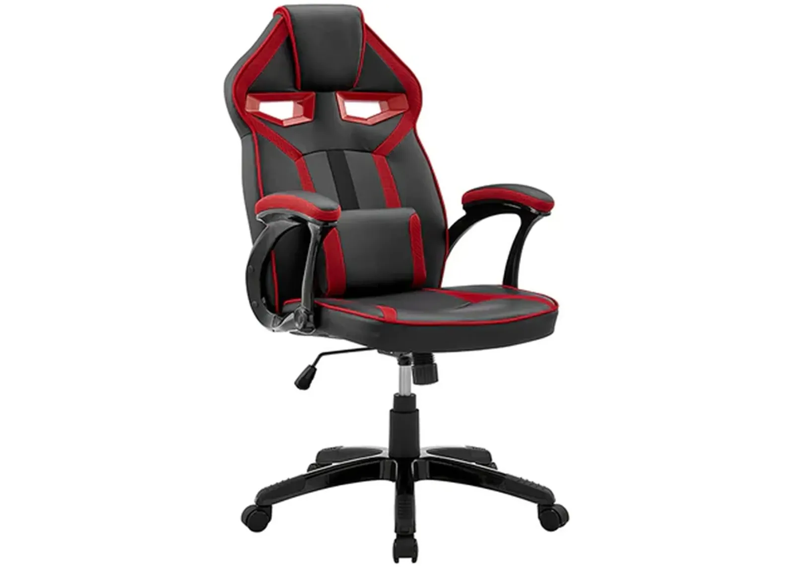 Armen Living Aspect Black/Red Adjustable Racing Gaming Chair