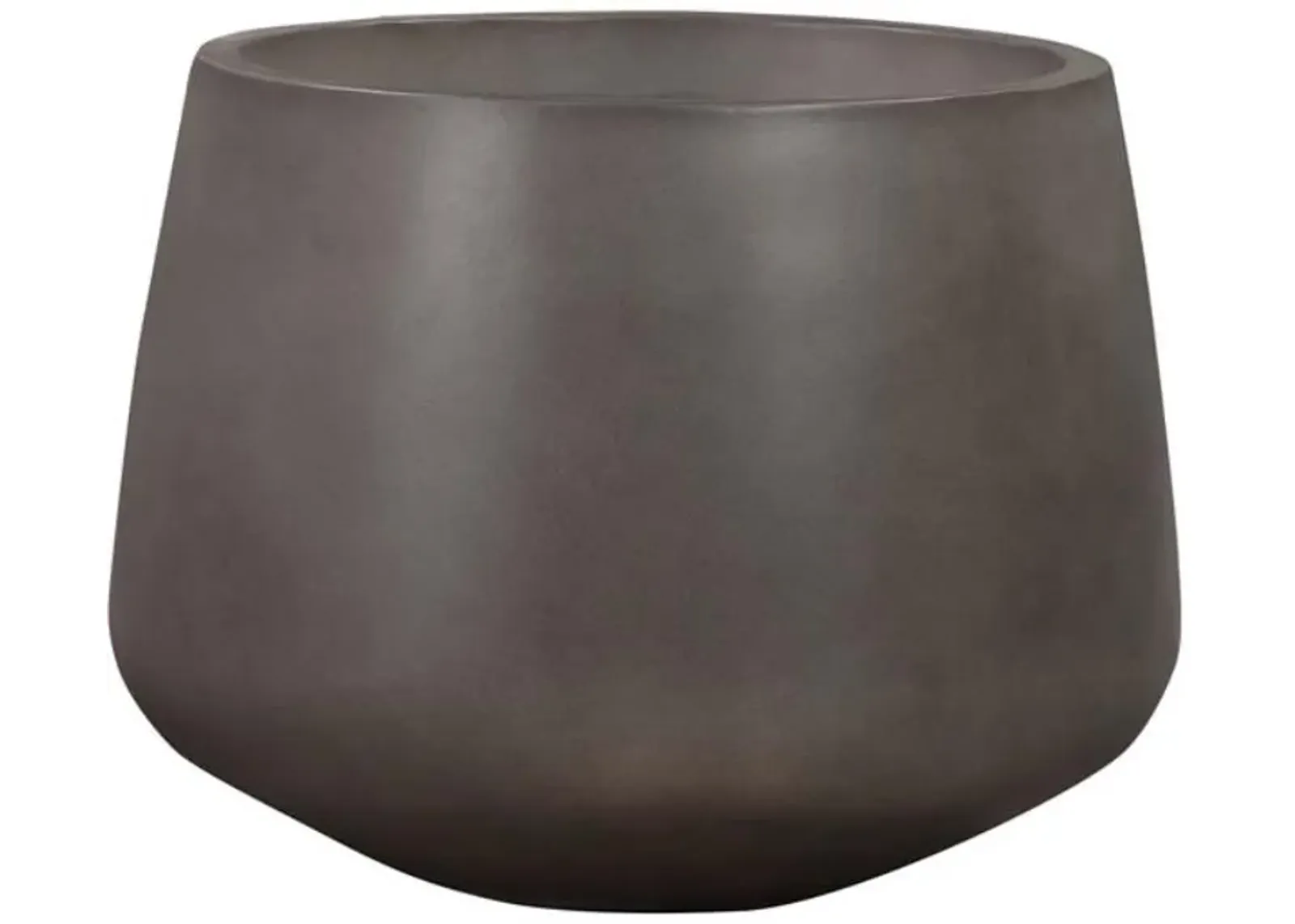 Armen Living Amethyst Grey Indoor or Outdoor Planter