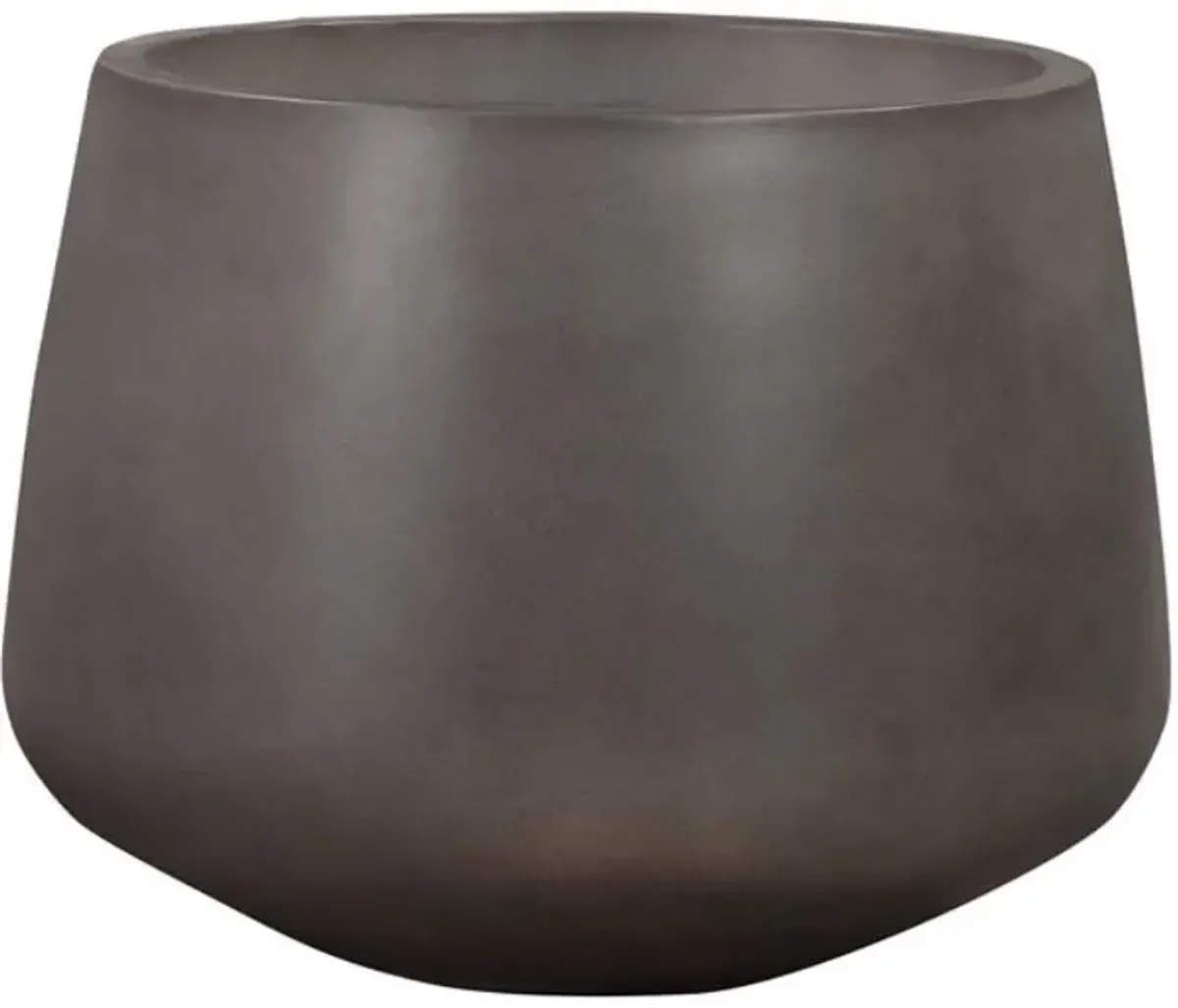 Armen Living Amethyst Grey Indoor or Outdoor Planter