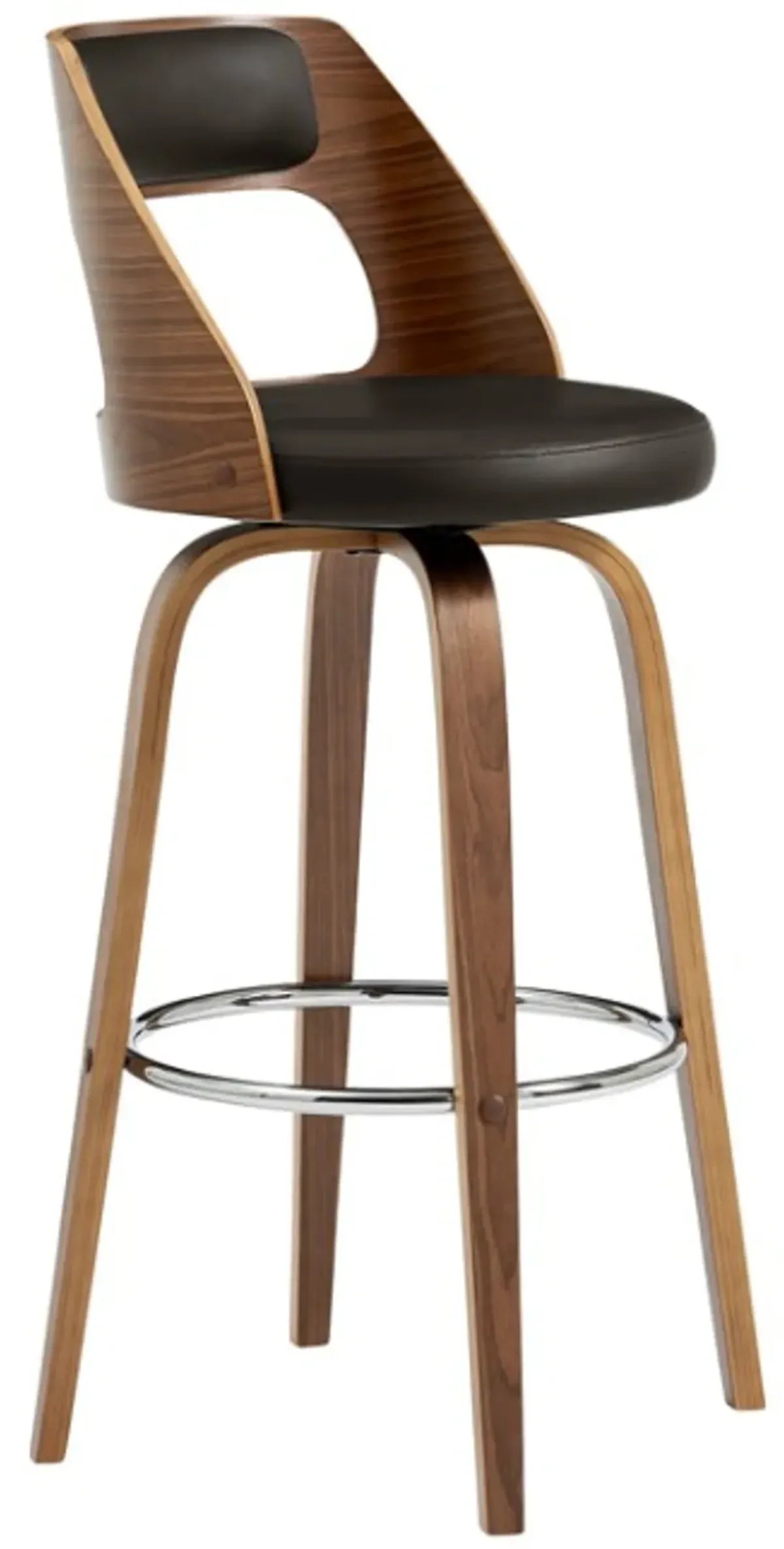 Armen Living Axel Brown 26" Swivel Counter Stool