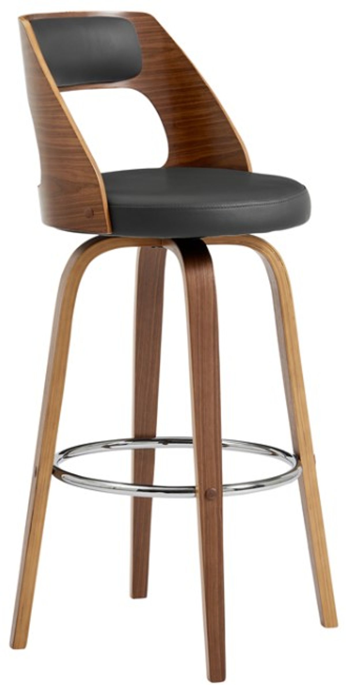 Armen Living Axel Gray 26" Swivel Counter Stool