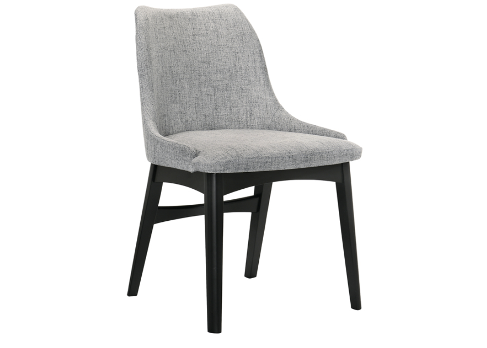 Armen Living Azalea 2-Piece Gray Dining Chairs